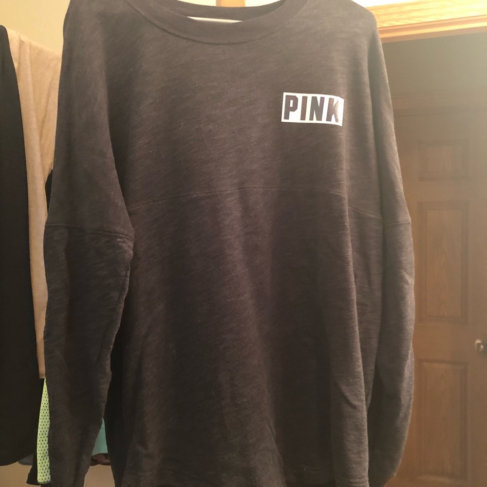 PINK Sweatshirt with mesh detail